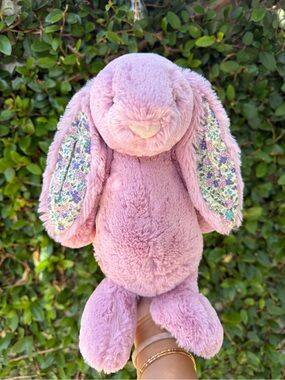 pink blossom bunny jellycat